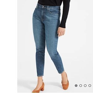 NWT Everlane High-Rise Skinny Jean - Mid Blue